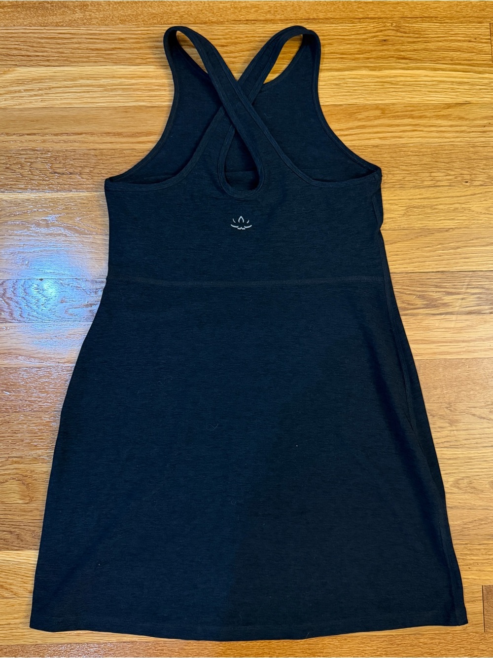 Beyond Yoga Spacedye Under Lock And Key Dress Darkest Night (Black)- Size Medium - Picture 7 of 8